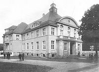 Das Historische Rathaus im Eröffnungsjahr 1912. Weitere Bilder siehe unten.